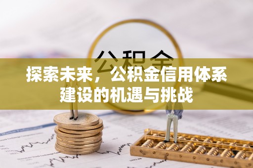 神木探索未来，公积金信用体系建设的机遇与挑战